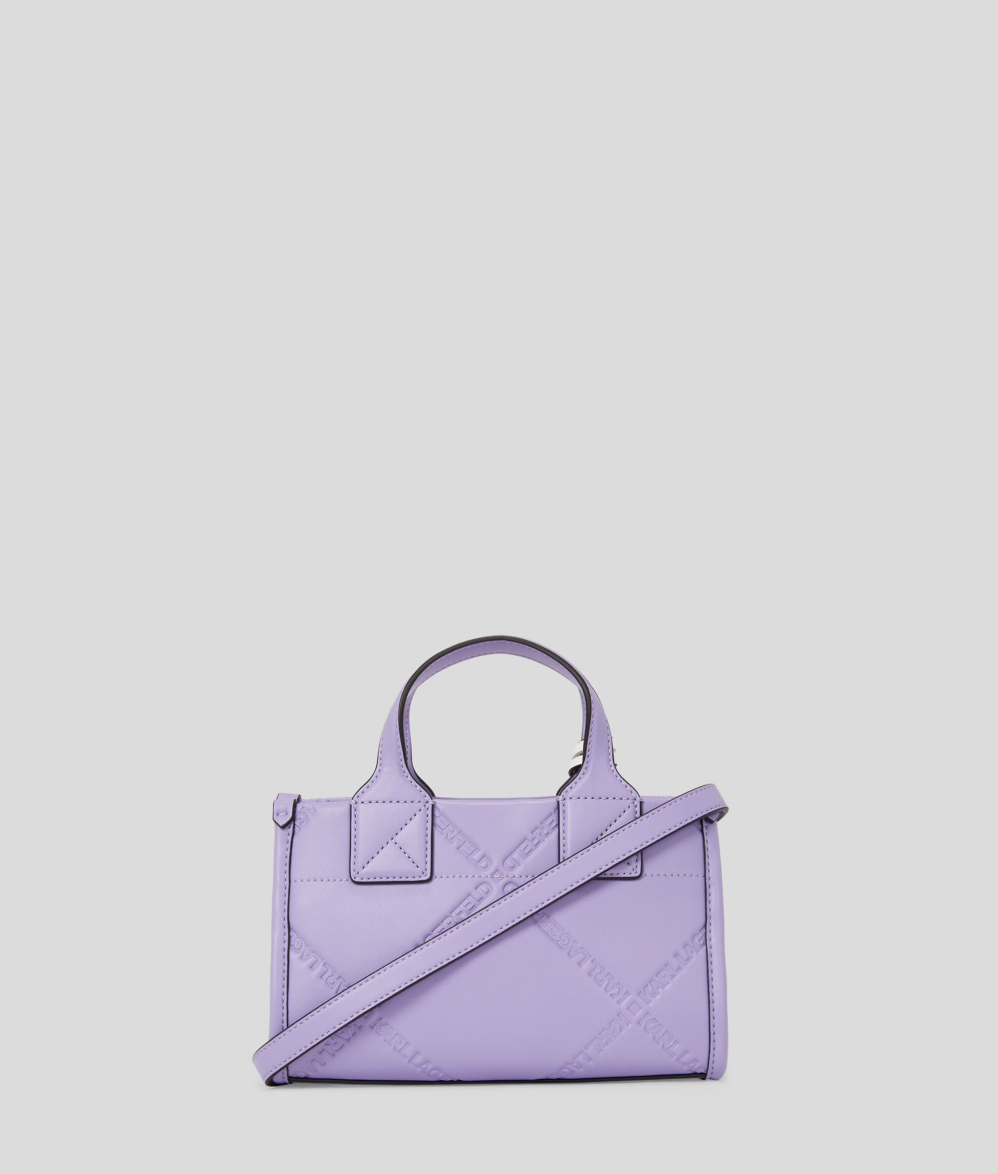 (image for) Effortless K/SKUARE EMBOSSED SMALL TOTE BAG